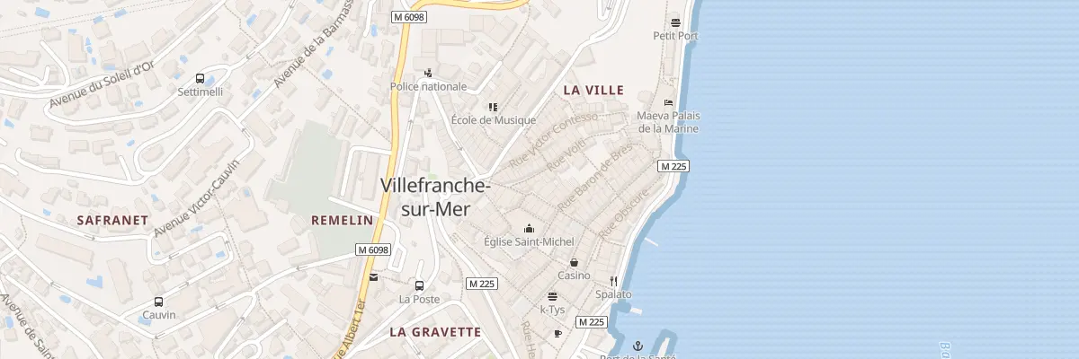 Plan du 8 Rue Volti à Villefranche-sur-Mer
