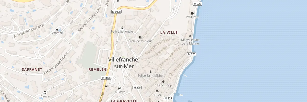 Plan du 18 Rue Victor Contesso à Villefranche-sur-Mer