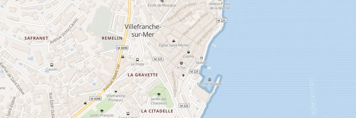 Plan du 3 Rue Amiral Albini à Villefranche-sur-Mer