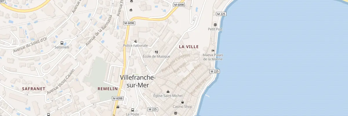 Plan du 5 Rue Victor Contesso à Villefranche-sur-Mer