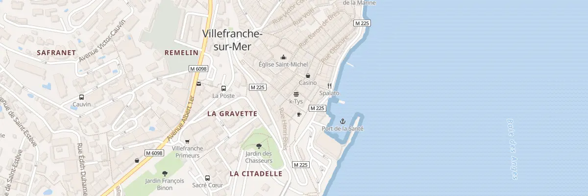 Plan du 2 Rue du Poilu à Villefranche-sur-Mer