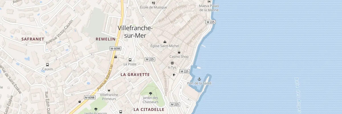 Plan du 9 Rue Amiral Albini à Villefranche-sur-Mer