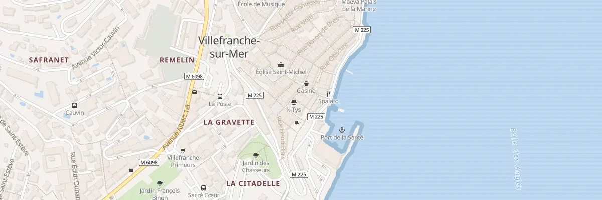 Plan du 6 Rue du Poilu à Villefranche-sur-Mer