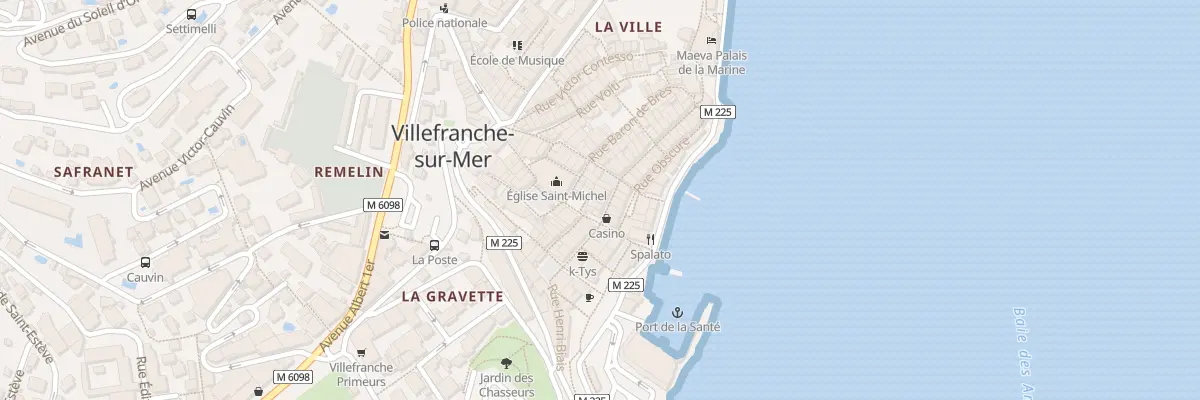 Plan du 13 Rue du Poilu à Villefranche-sur-Mer