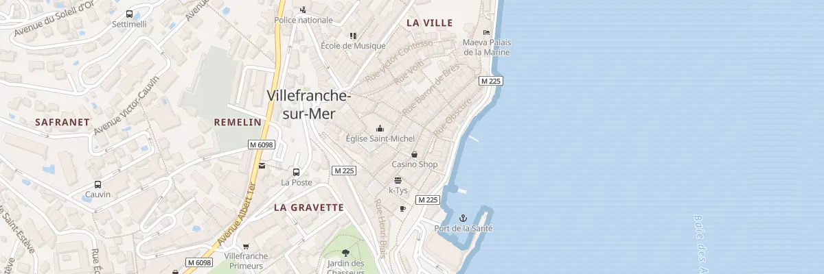 Plan du 15 Rue du Poilu à Villefranche-sur-Mer