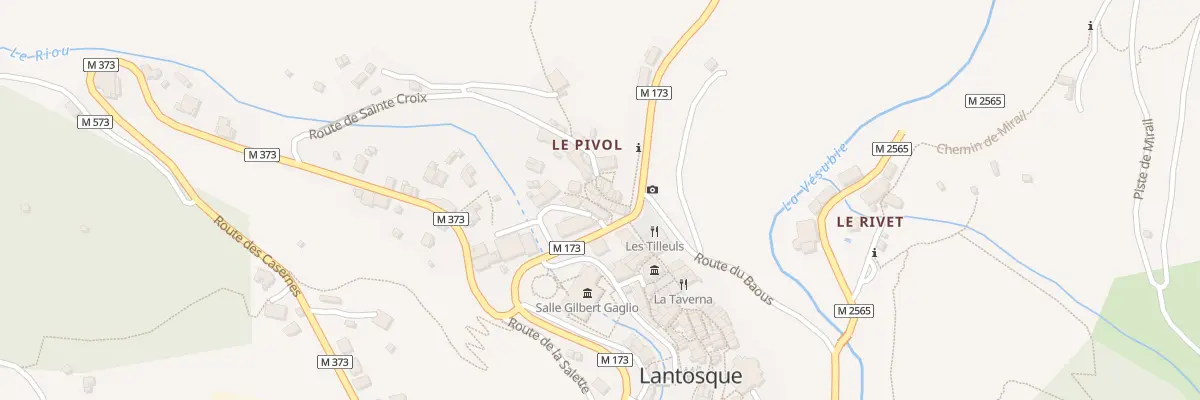 Plan du 5510 Pivol à Lantosque