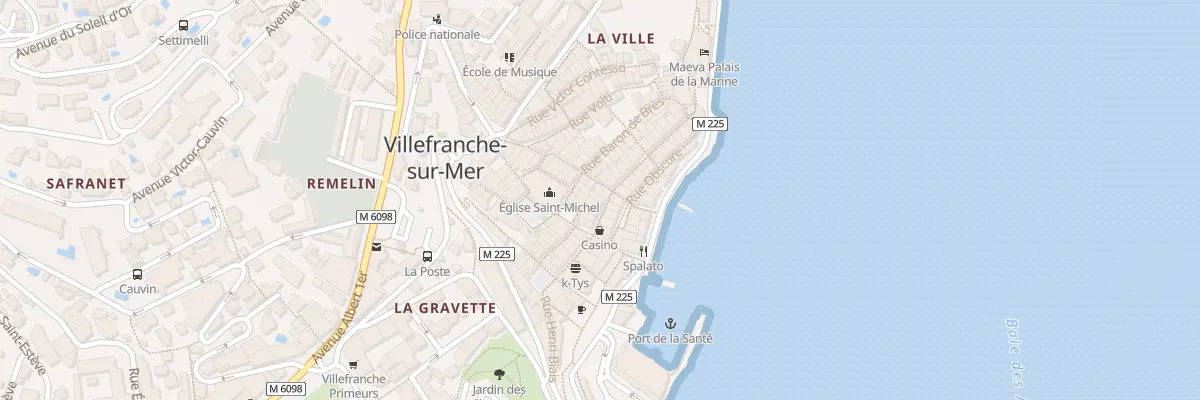 Plan du 17 Rue du Poilu à Villefranche-sur-Mer