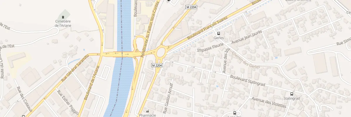 Plan du 5 Bd Stalingrad à La Trinité