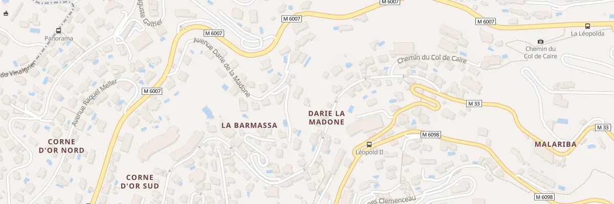 Plan du 19 Av Darie la Madone à Villefranche-sur-Mer