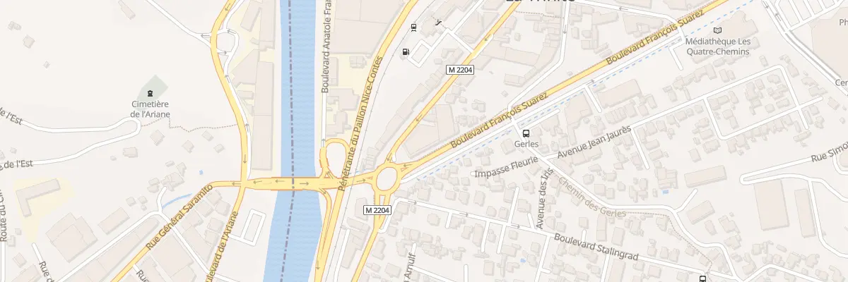 Plan du 82 Bd Général de Gaulle à La Trinité