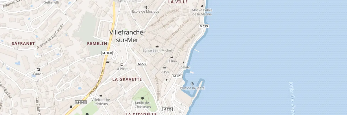 Plan du 10 Rue du Poilu à Villefranche-sur-Mer
