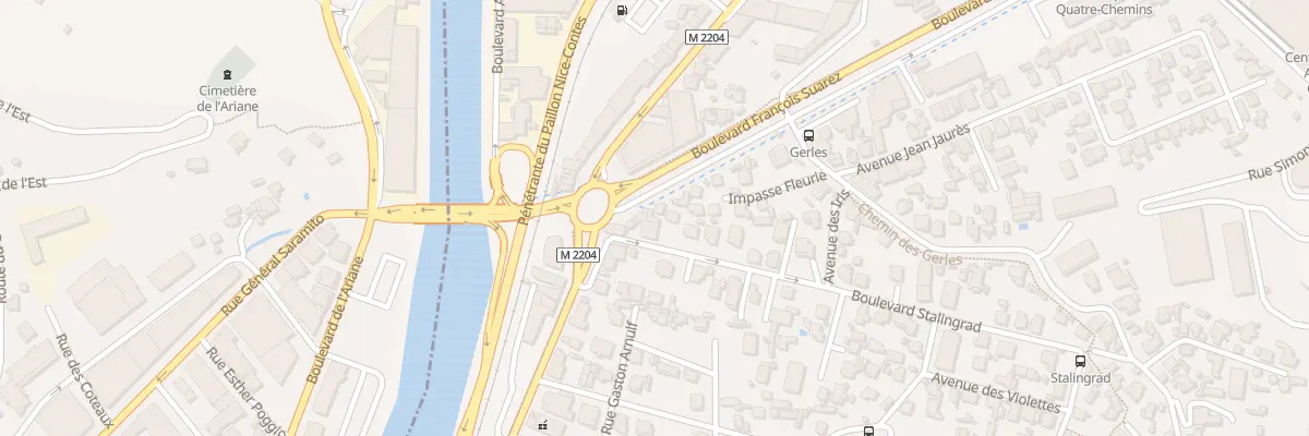 Plan du 3 Bd Stalingrad à La Trinité