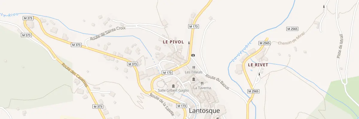 Plan du 43 Rue du Pivol à Lantosque
