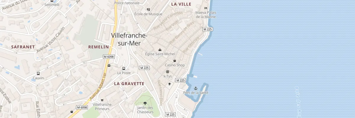 Plan du 12 Rue du Poilu à Villefranche-sur-Mer