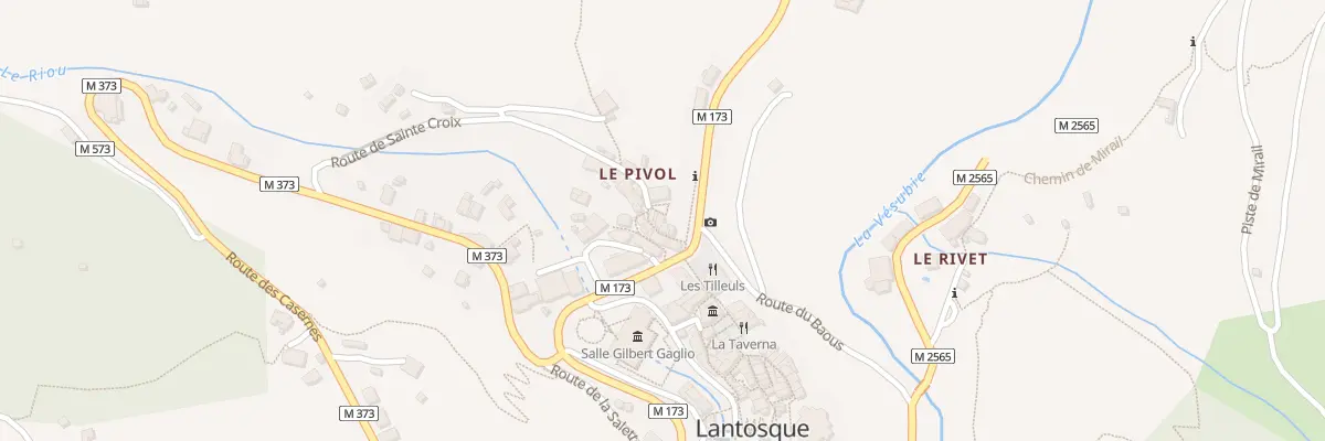 Plan du 50 Rue du Pivol à Lantosque