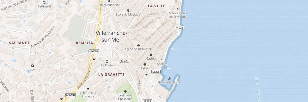 Plan du 14 Rue du Poilu à Villefranche-sur-Mer