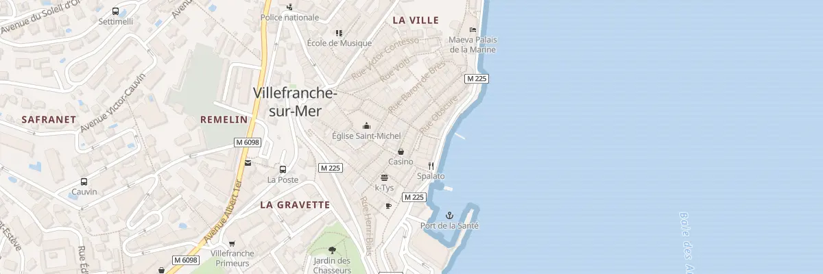 Plan du 16 Rue du Poilu à Villefranche-sur-Mer