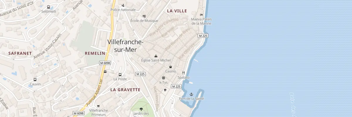 Plan du 18 Rue du Poilu à Villefranche-sur-Mer