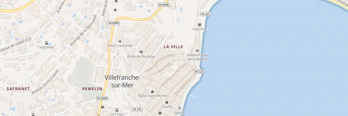 Plan du 31 Rue Volti à Villefranche-sur-Mer