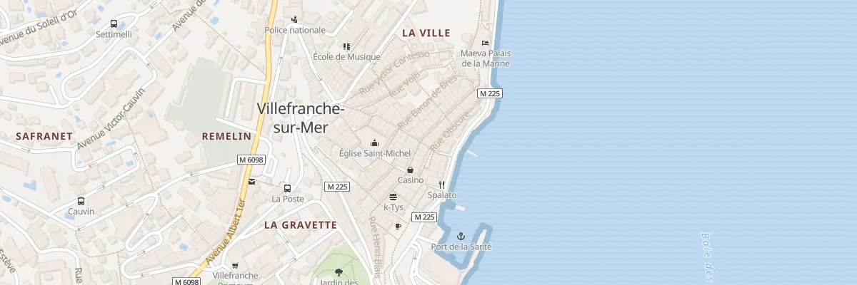 Plan du 20 Rue du Poilu à Villefranche-sur-Mer