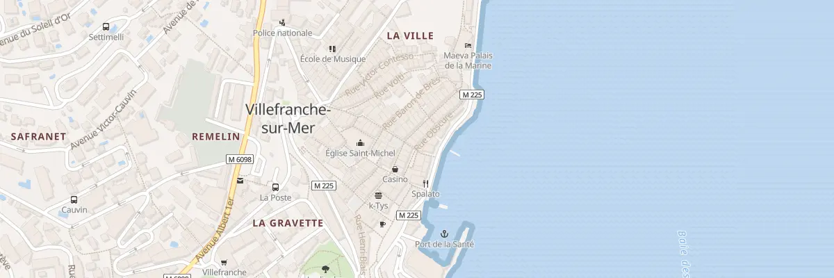Plan du 22 Rue du Poilu à Villefranche-sur-Mer