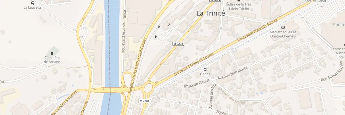 Plan du 88 Bd Général de Gaulle à La Trinité