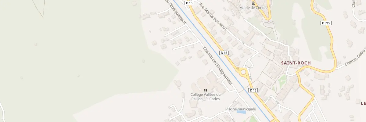 Plan du 299E Av Marcel Celeschi à Contes