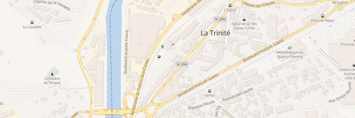 Plan du 29 Bd Général de Gaulle à La Trinité