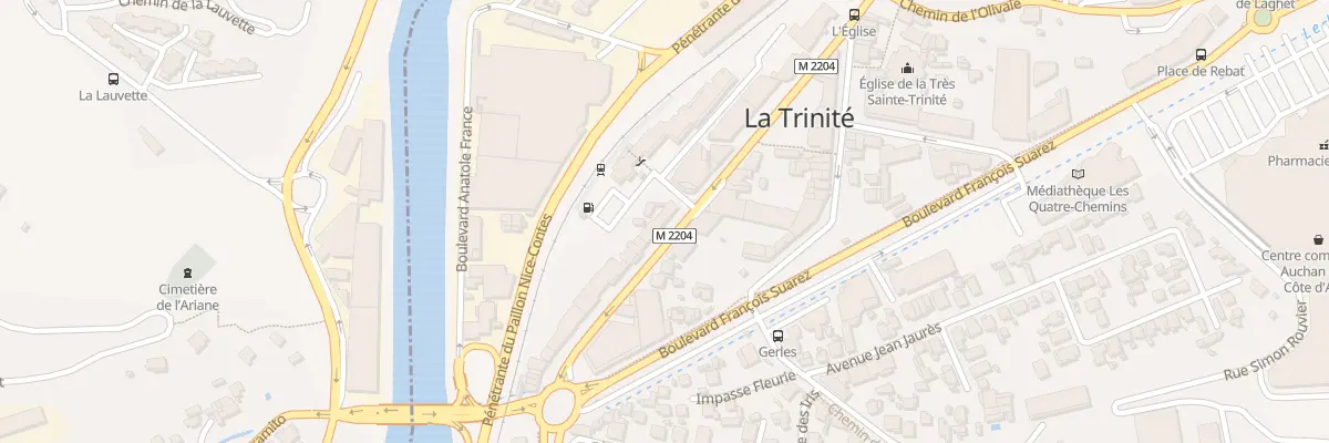 Plan du 27 Bd Général de Gaulle à La Trinité