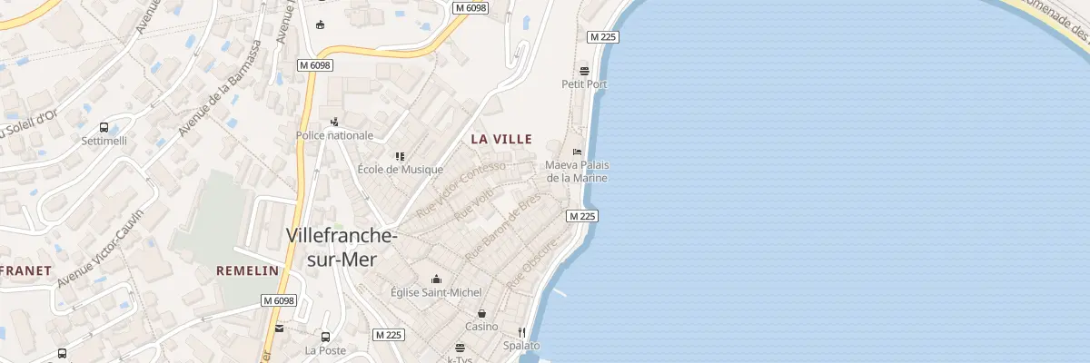 Plan du 19 Rue Victor Contesso à Villefranche-sur-Mer