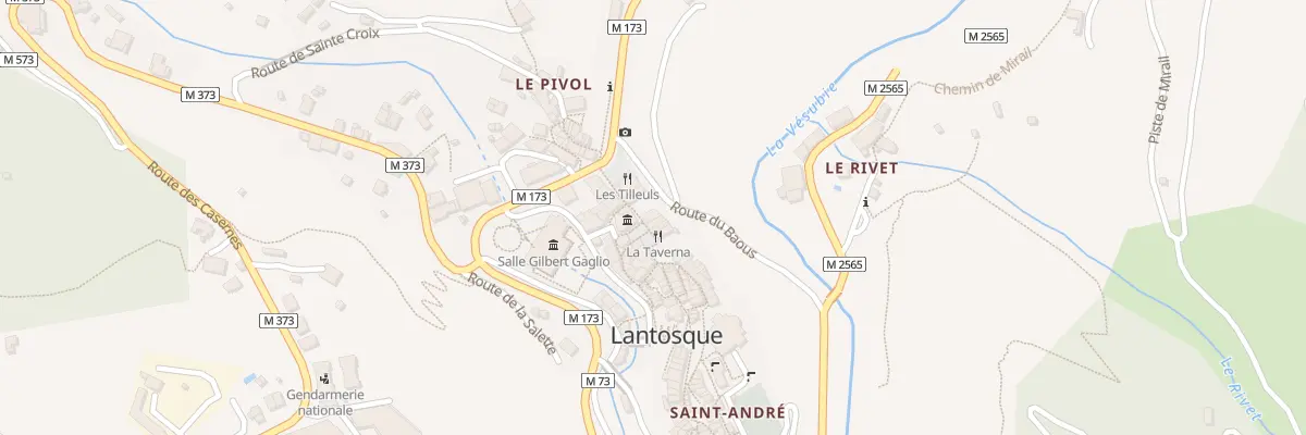Plan du 25 Pl de la Mairie à Lantosque