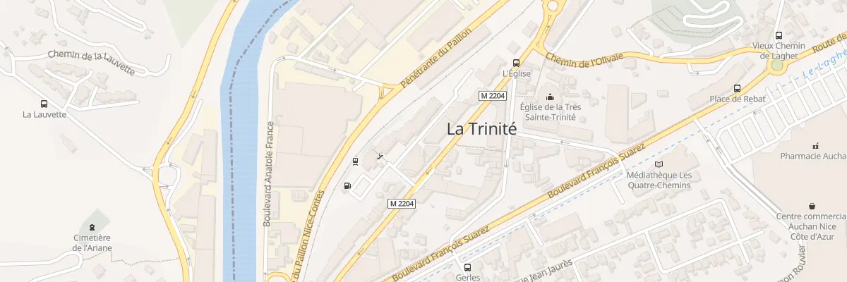 Plan du 39 Bd Général de Gaulle à La Trinité
