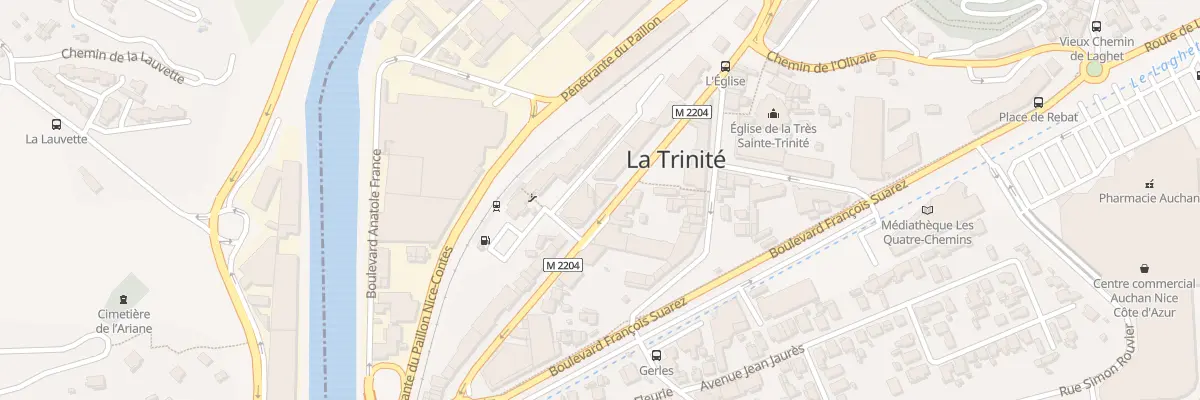 Plan du 35 Bd Général de Gaulle à La Trinité