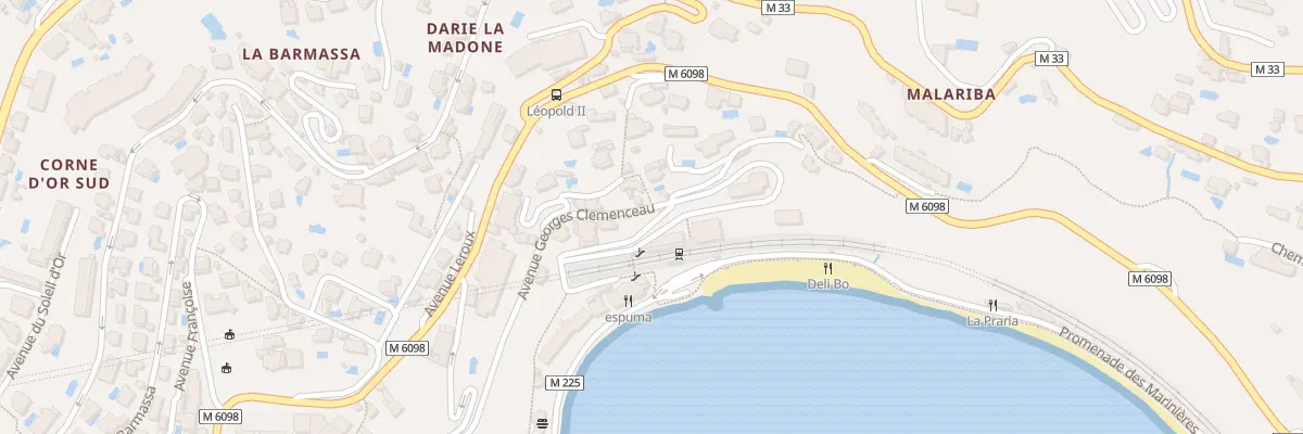 Plan du 496 Av Georges Clémenceau à Villefranche-sur-Mer