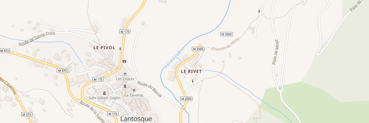 Plan du 753 Rte du Rivet à Lantosque