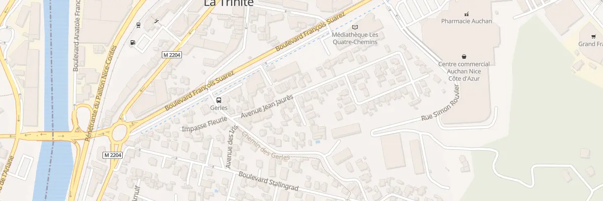 Plan du 3 Av Professeur Charcot à La Trinité