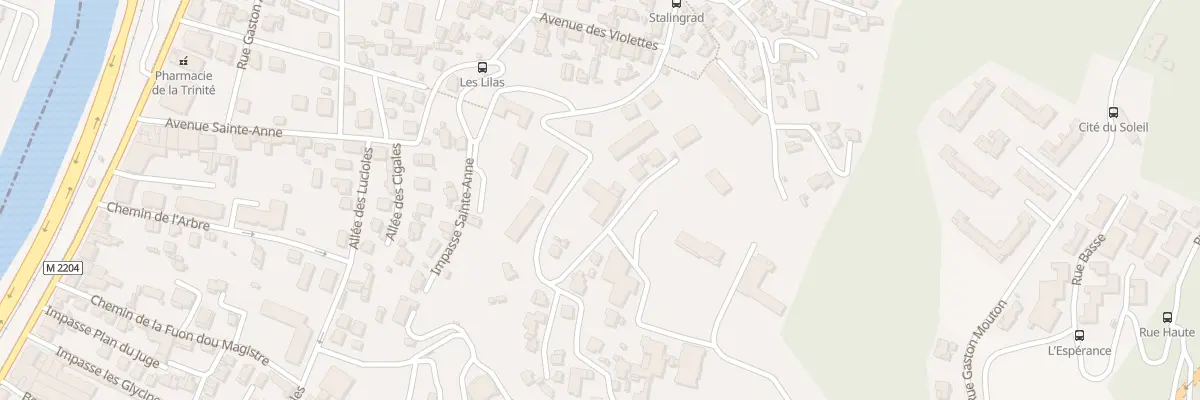 Plan du 51 Av de la Comtesse à La Trinité