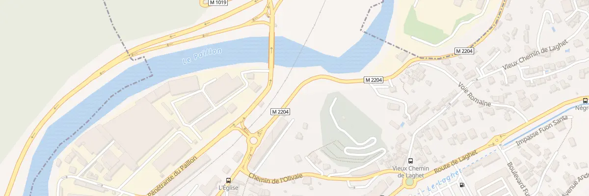 Plan du 1 Che de l’Olivaie à La Trinité