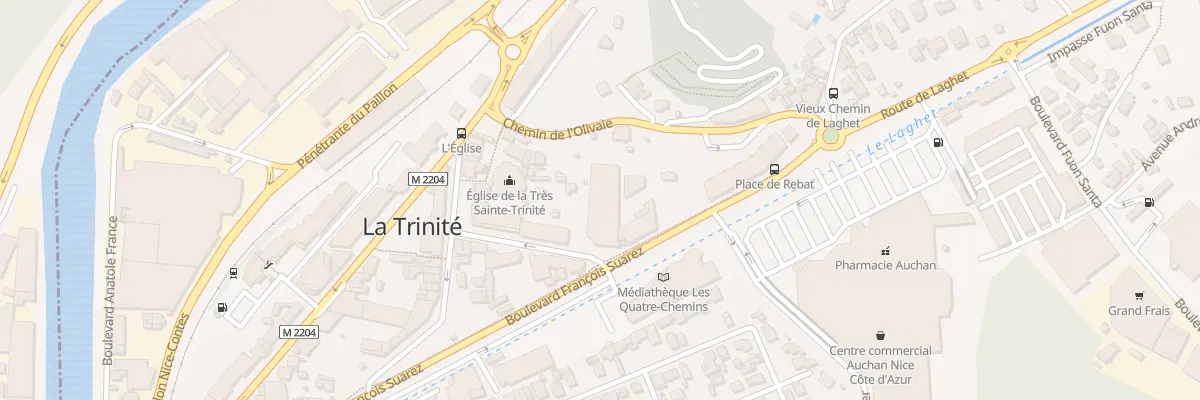 Plan du 13 Rue Antoine Scoffier à La Trinité