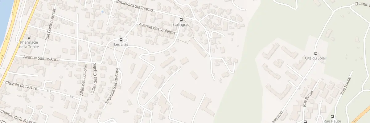 Plan du 57 Av de la Comtesse à La Trinité