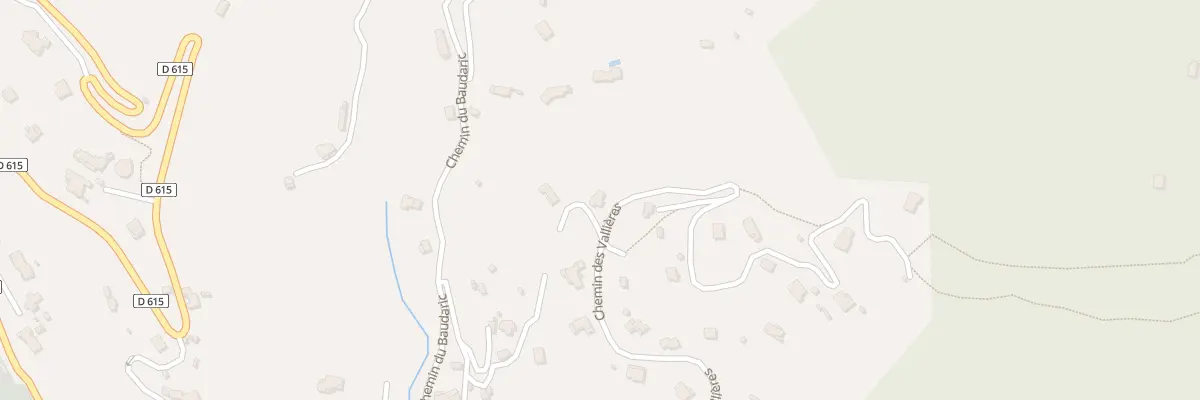 Plan du 931 Che des Vallières à Contes