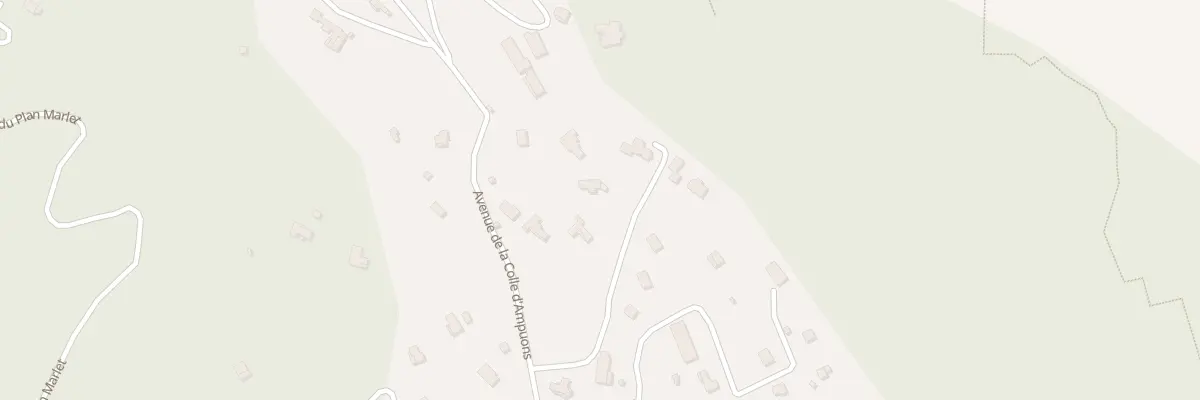 Plan du 1550B Av de la Colle d’Ampuons à Berre-les-Alpes