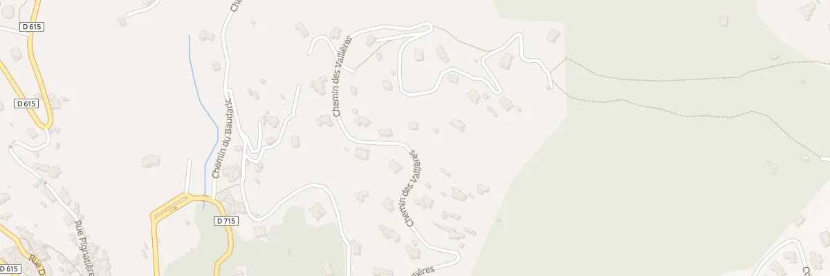 Plan du 720 Che des Vallières à Contes