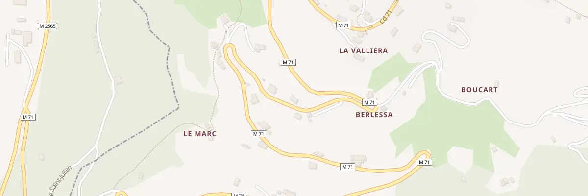 Plan du 5323A La Valliera à Belvédère