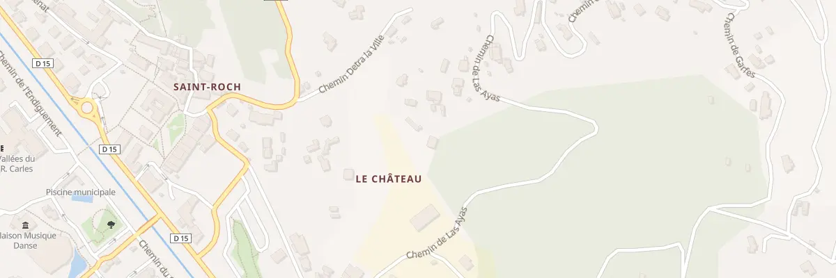 Plan du 415A Che de Las Ayas à Contes