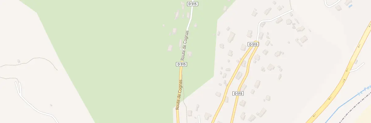 Plan du 3260 Rte de Cognas à Cantaron