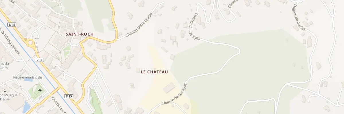 Plan du 415 Che de Las Ayas à Contes