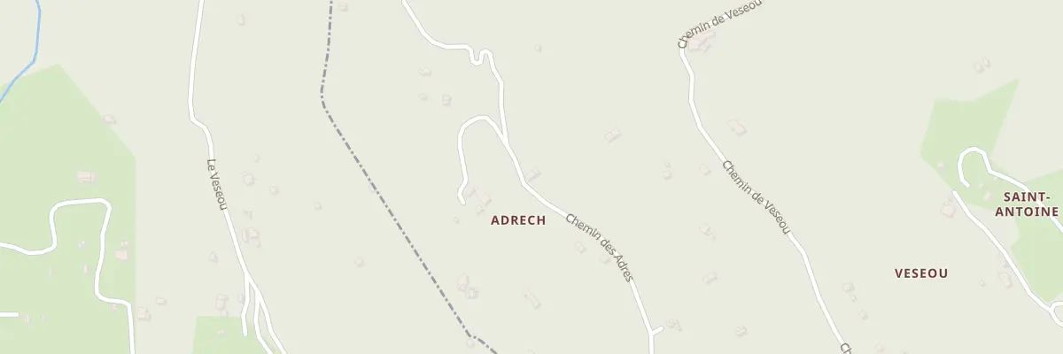 Plan du 5453 Adrech à Belvédère