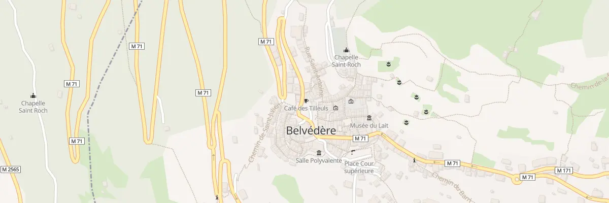 Plan du 66 Pl des Tilleuls à Belvédère