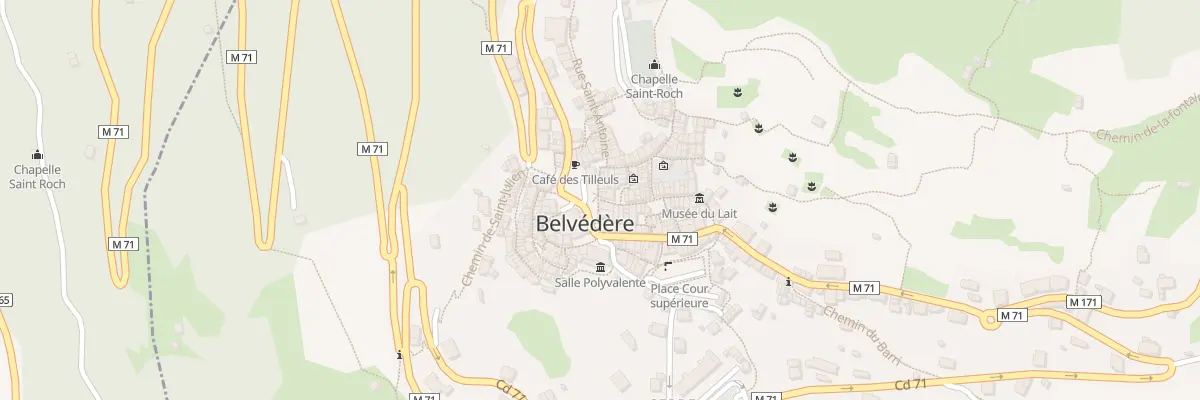 Plan du 5 Rue des Herbes à Belvédère